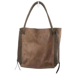 David Jones Faux Leather and Suede shoulder Bag